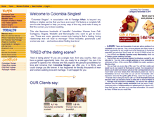 Tablet Screenshot of colombiansingles.com